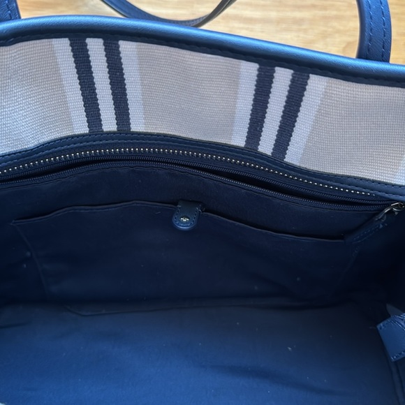 NW tags removed - Kate Spade ♠️ striped fabric and leather tote - Picture 8 of 17
